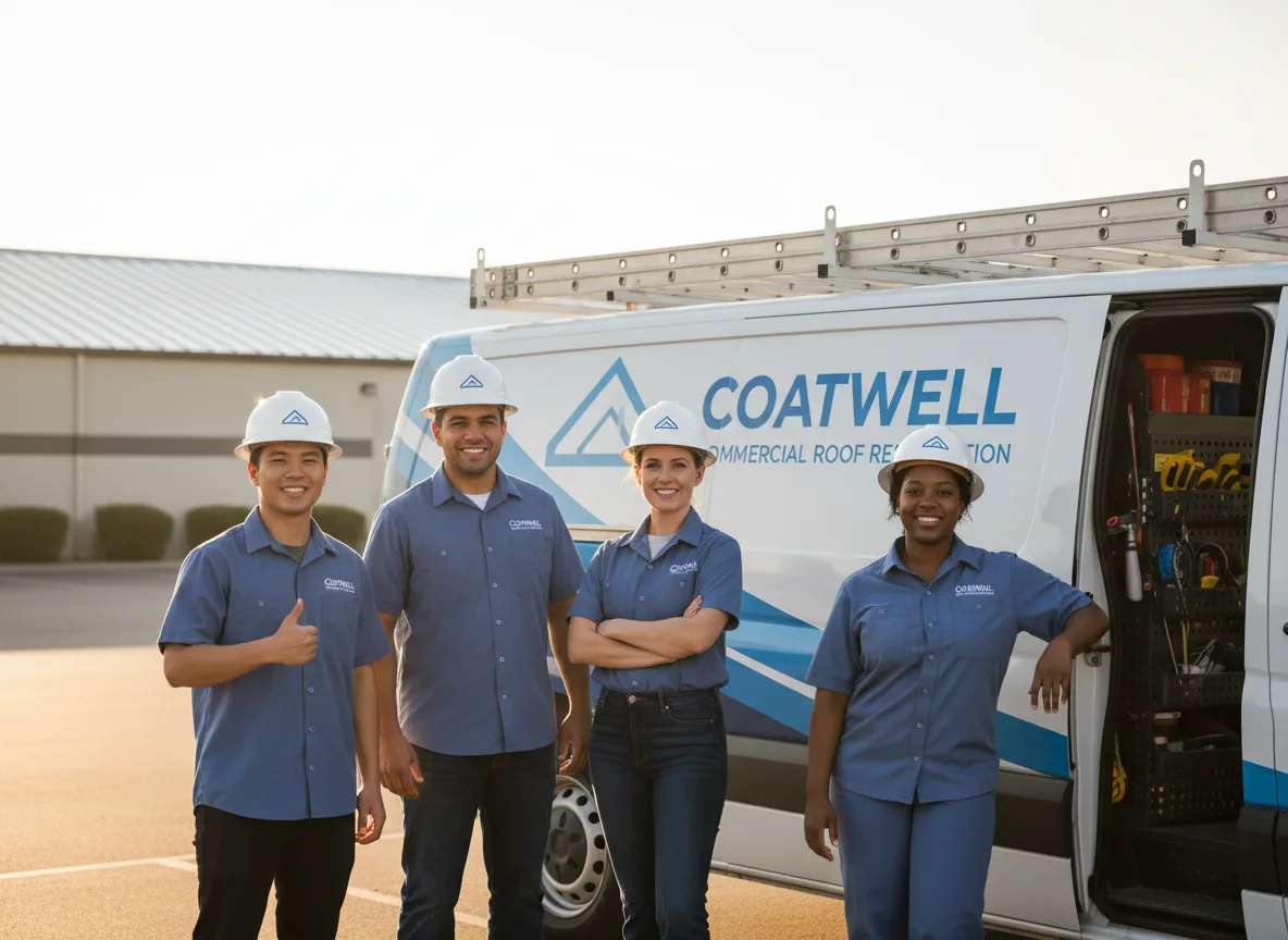 Commercial roof coating company in Leonard, MN